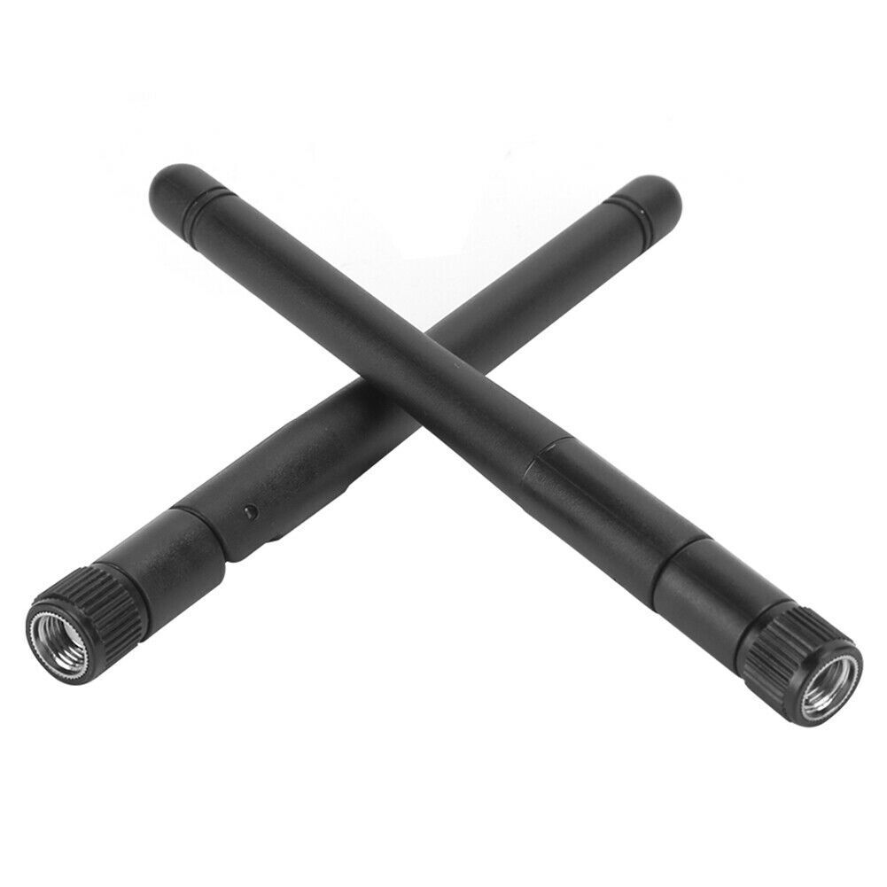 CLEARANCE- 2PC New Dual Band 2.4 Ghz RP-SMA High Gain Antenna Router WiFi Wireless