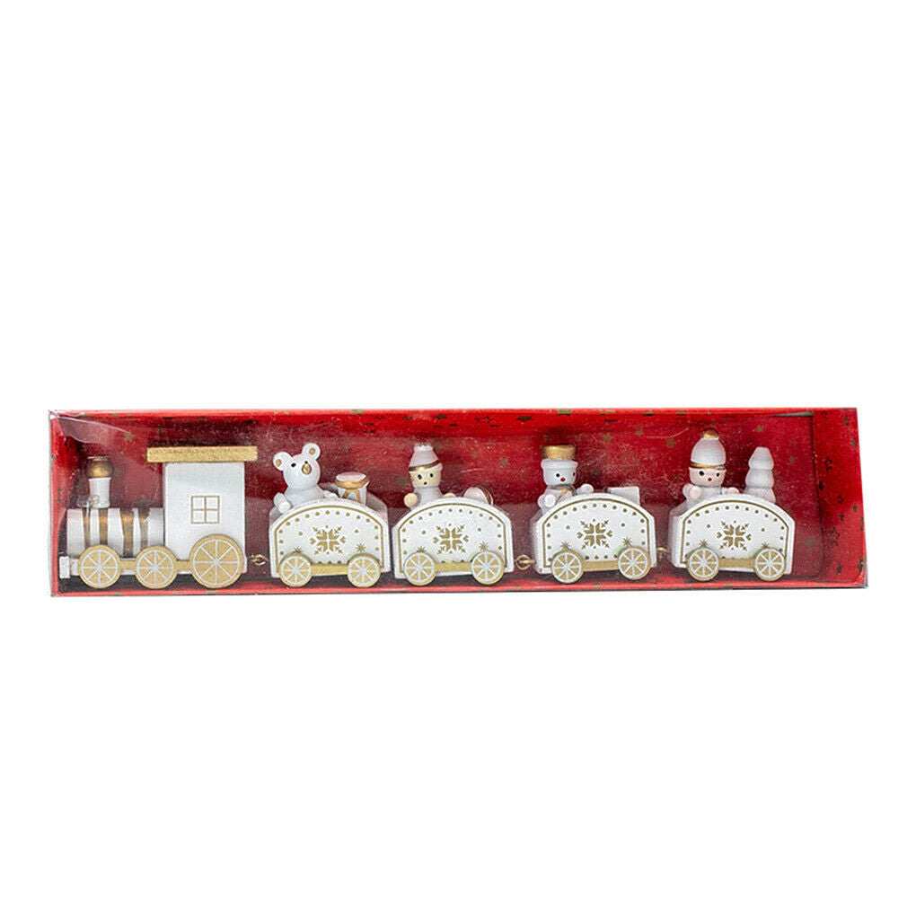 Eco-Friendly Christmas Wooden Train Decoration