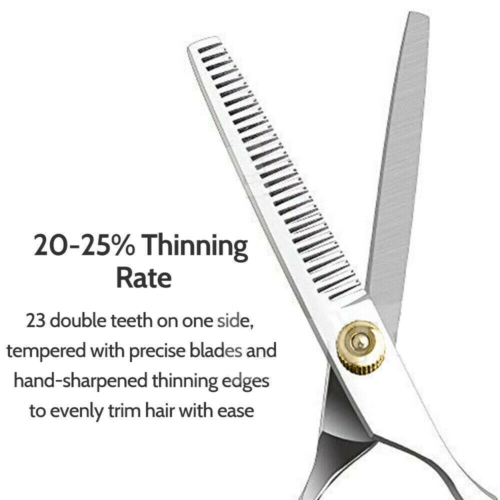 2x 6" Professional Hair Cutting Scissors Set