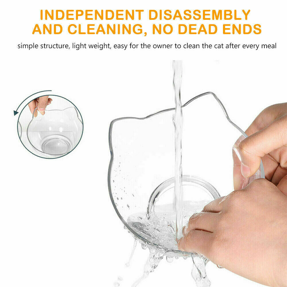 CLEARANCE- Double Elevated Stand Bowls Pet Bowl Feeder