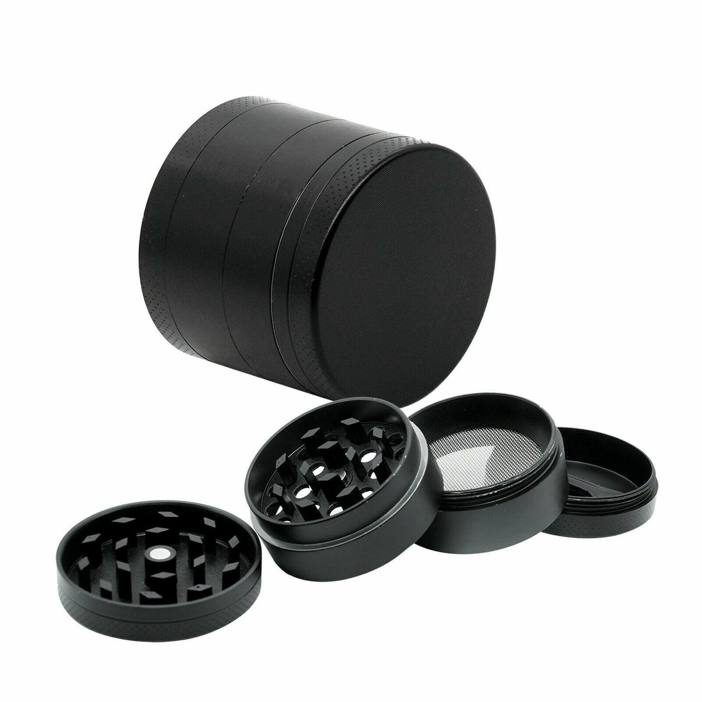 4-Layer Zinc Alloy Tobacco Herb Grinder