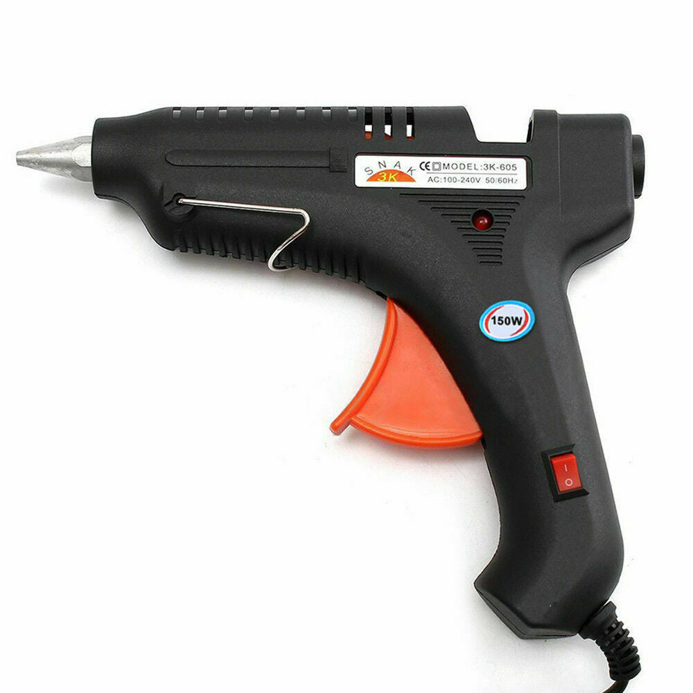 CLEARANCE- Heavy Duty 150W Hot Melt Glue Gun Electric Heating Craft with Cigarette Lighter Plug