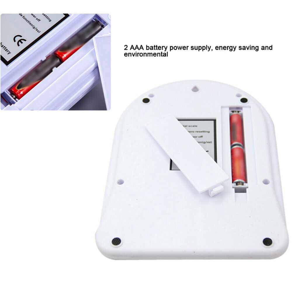 10kg/1g Digital Kitchen Scale Precision Gram Baking and Cooking Food Battery Included