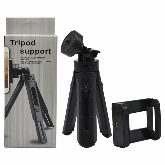 CLEARANCE- Universal 360° Rotation Extended Tripod Support Mount Holder for Mobile Phone