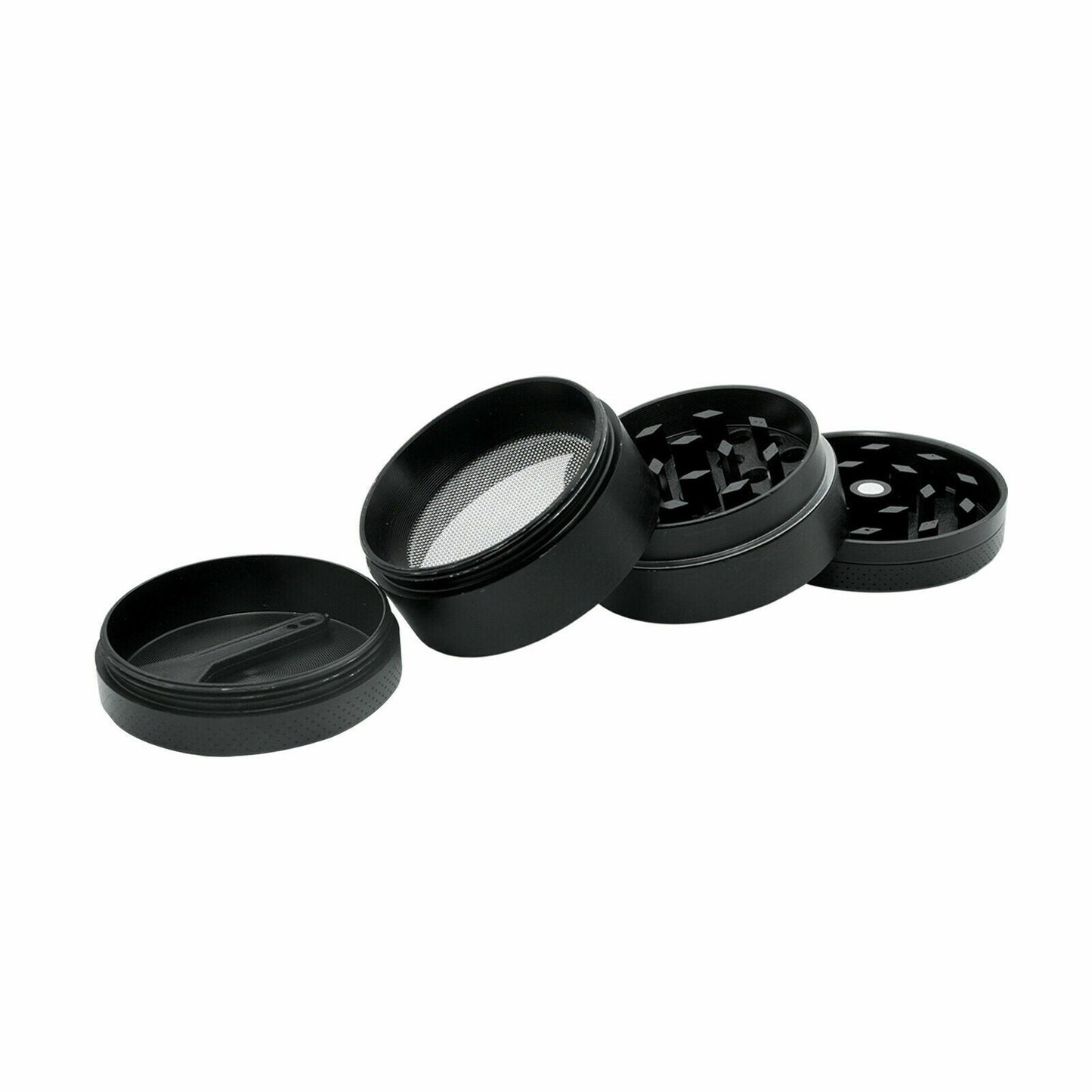 4-Layer Zinc Alloy Tobacco Herb Grinder
