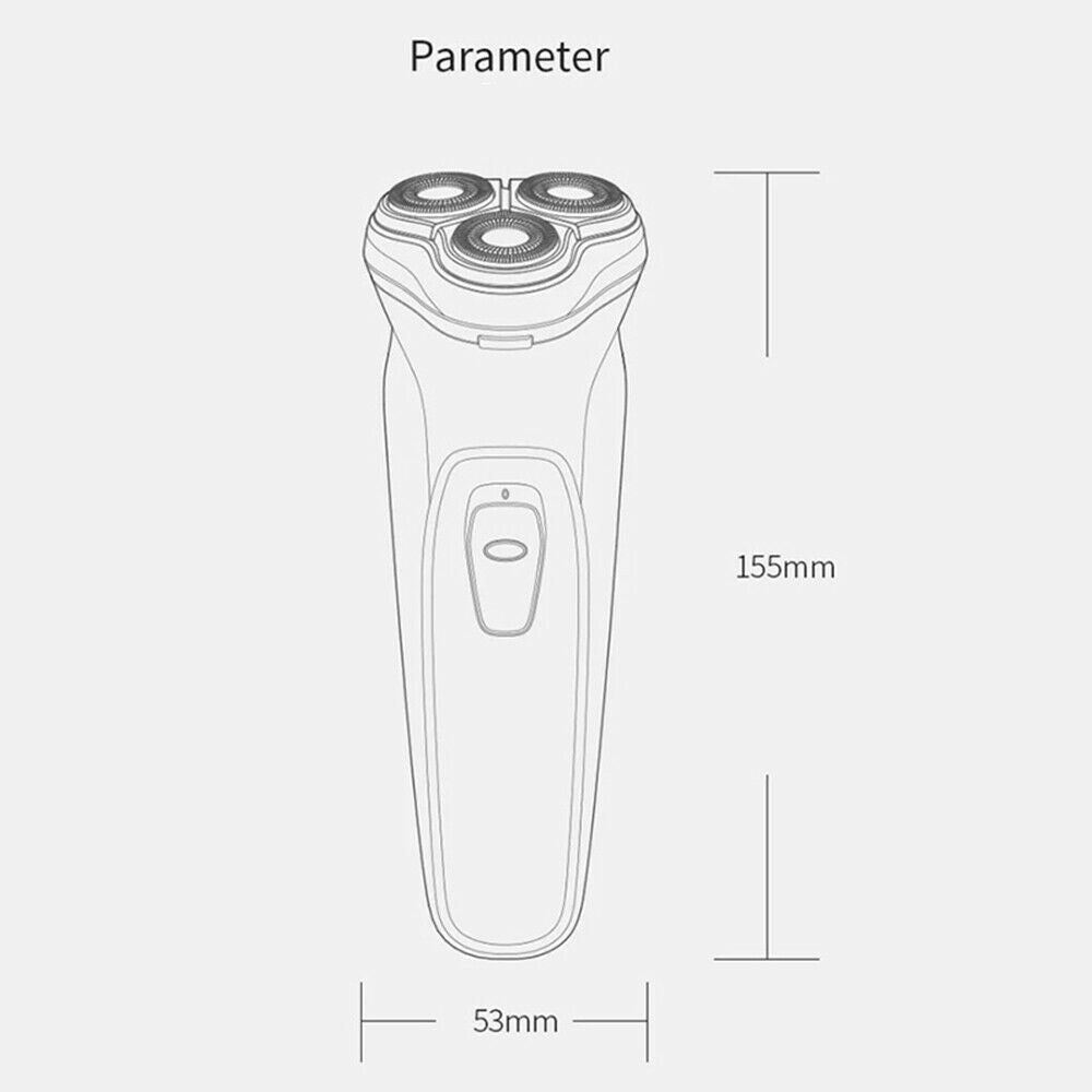 3 Head Cordless Electric Shaver