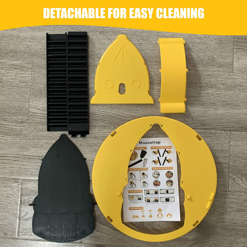 Mouse Trap Flip N Slide Bucket Lid Reusable Rat Catcher Killer with Ladder