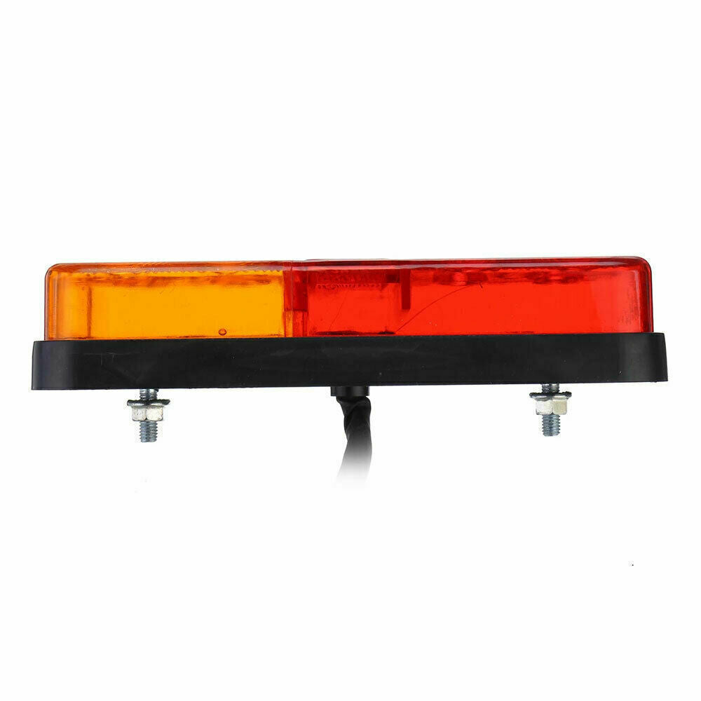 2Pcs Tail Lights 10 LED Trailer Truck Light 12V Turn Signal Rear Stop Brake