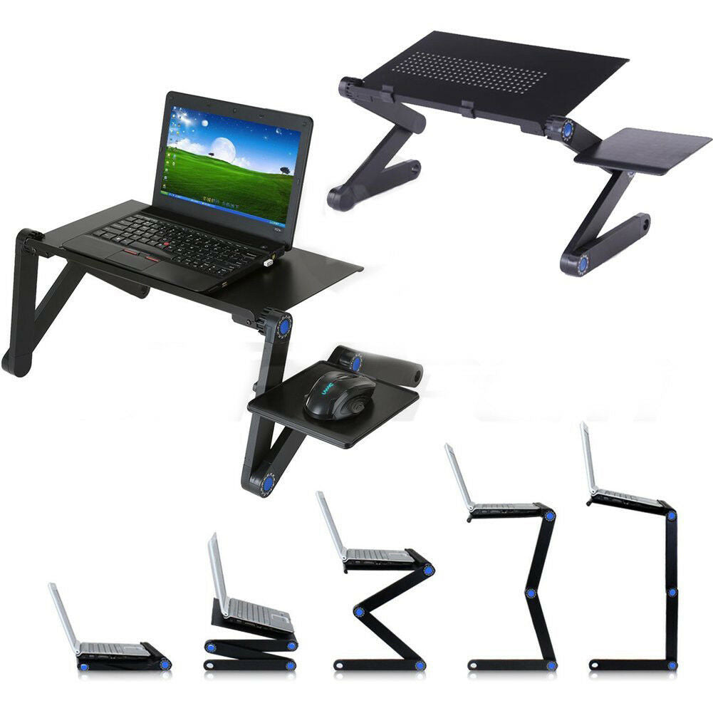 Foldable Laptop Stand with Mouse Pad Tray
