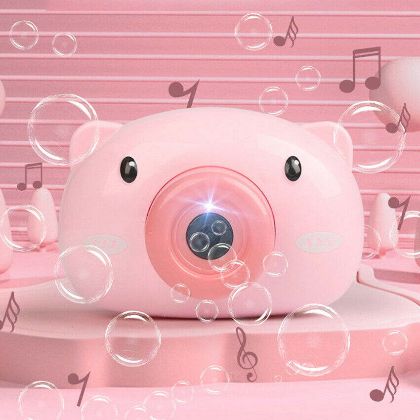 Free shipping-Piggy Camera Bubble Maker Machine with BATTERY
