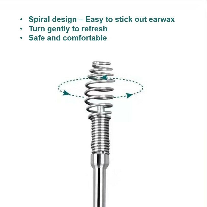 6pcs Stainless Steel Ear Pick Wax Cleaner
