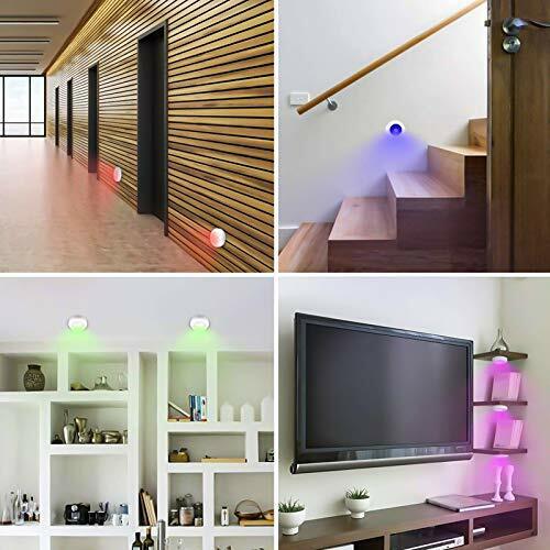 CLEARANCE- Wireless LED Light 4 Pack Remote Control RGB 16 Color Changing Cabinet Closet