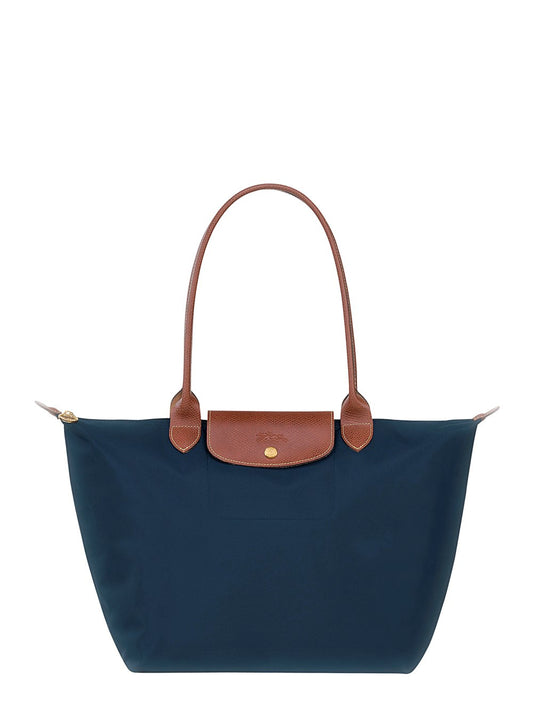 Longchamp Le Pliage Original L Tote bag Navy - Recycled canvas