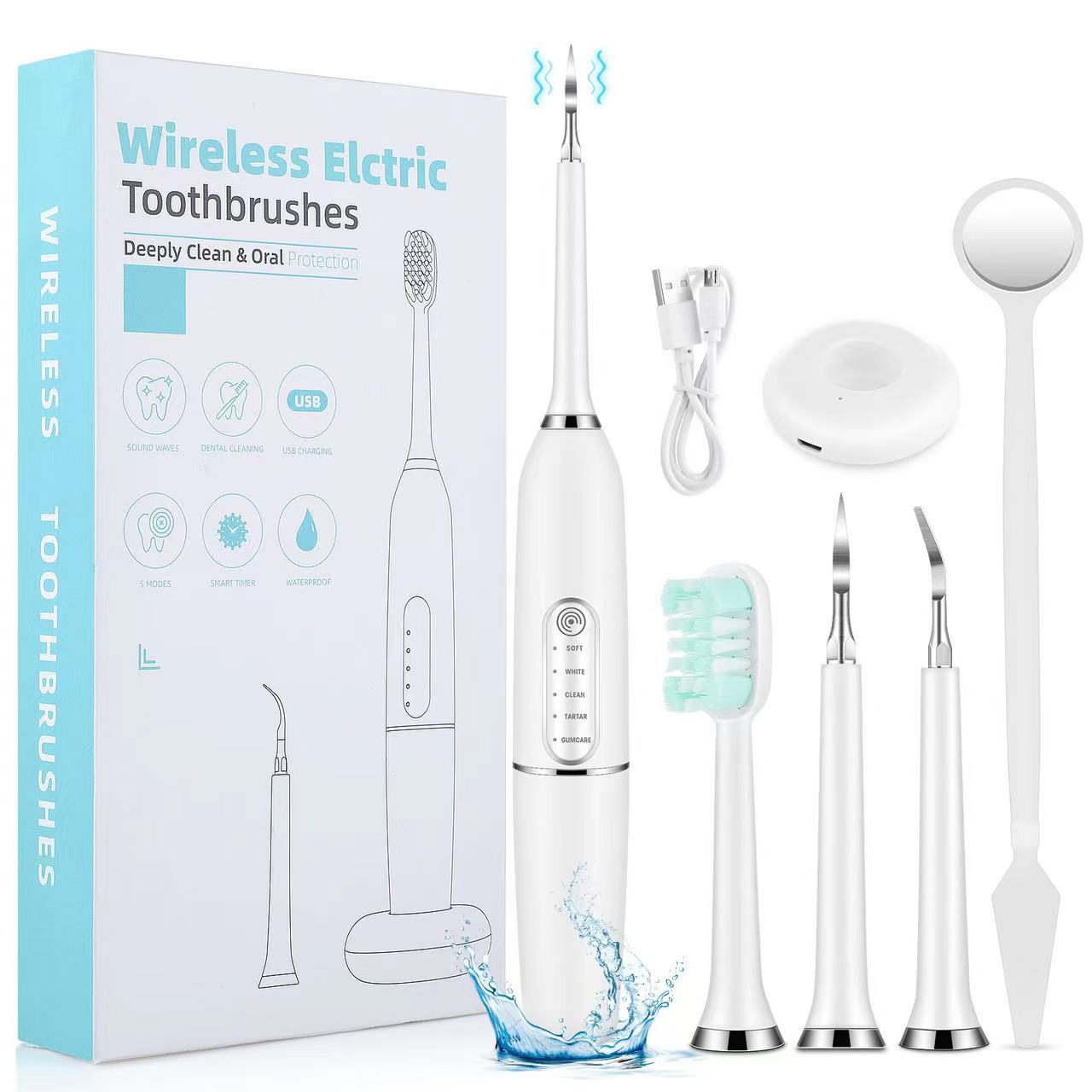 Oral Irrigator Sonic Electric Toothbrush Teeth Dental Cleaner Set