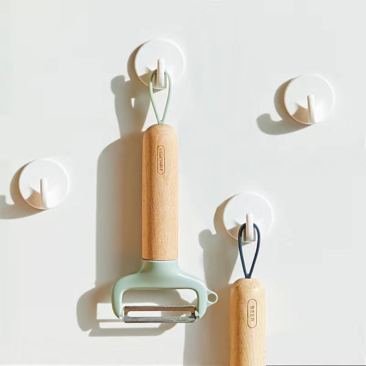 CLEARANCE- 2pcs Magnetic Hooks Coat Hat Keys White Hanger Home Ornaments Organizer Supplies