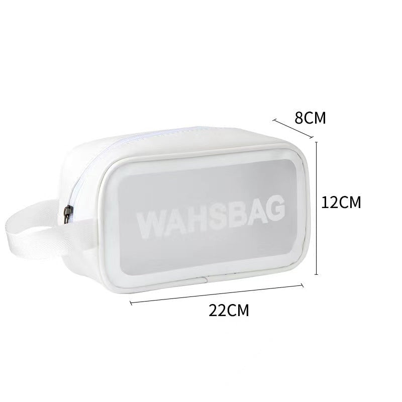 3pcs Portable Toiletry Bags Travel Cosmetic Bag Translucent Waterproof Make Up Bag