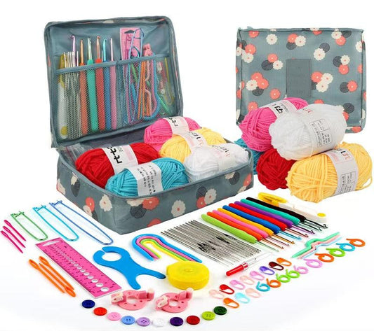 Knitting Needles Crochet Hooks Set Beginner Yarn Sewing Tools Needles Kit