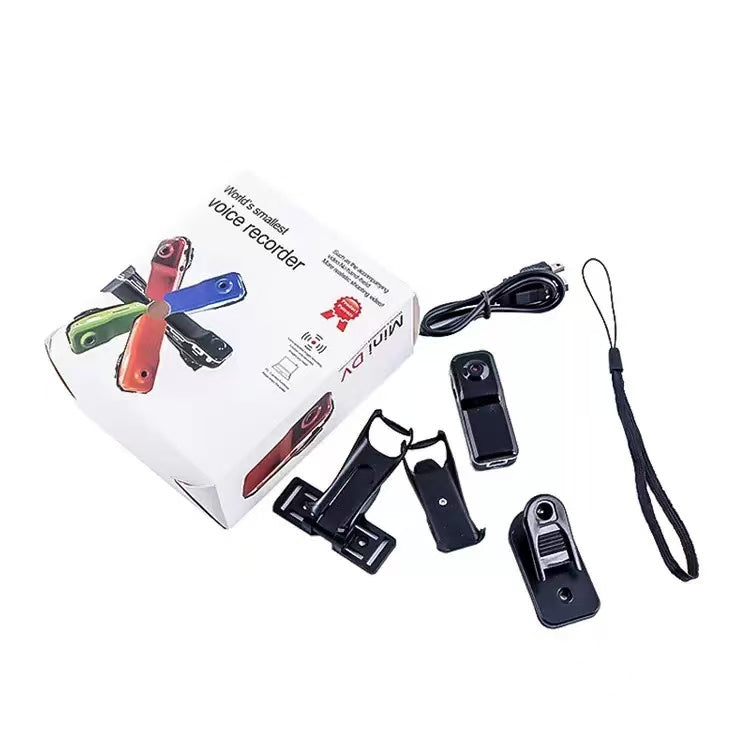 Video DVR Clip IR Night Cam 2-Hour Camcorder Mini Body PC Camera HD 1080P Set