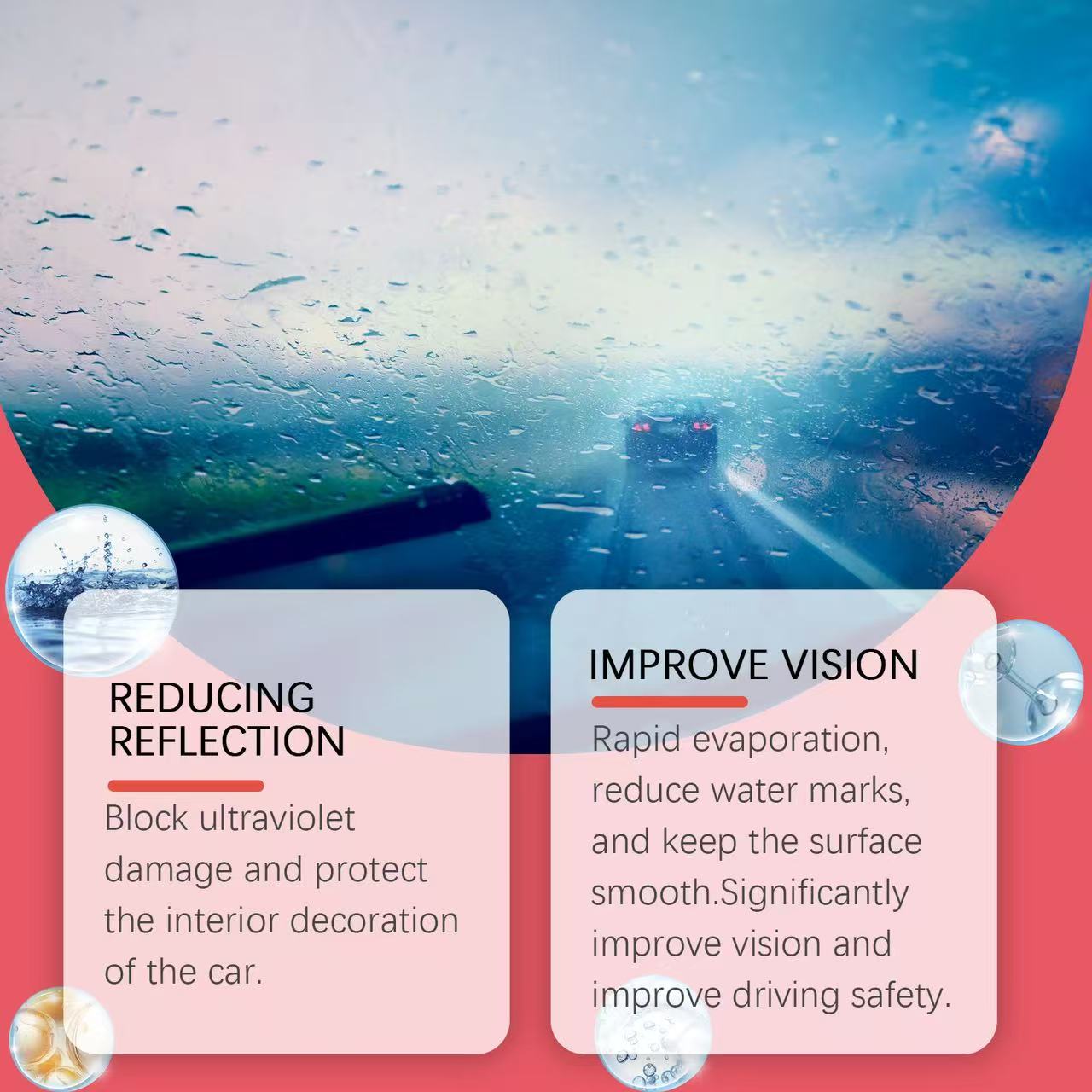 Automotive Oil Film Cleaning Brush Glass Board Car Windshield Cleaning Brush