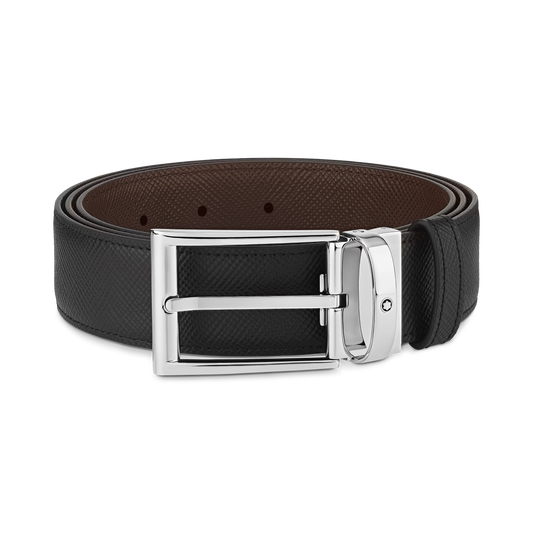 MONTBLANC Rectangular 35 mm Reversible Belt in Sartorial Leather
