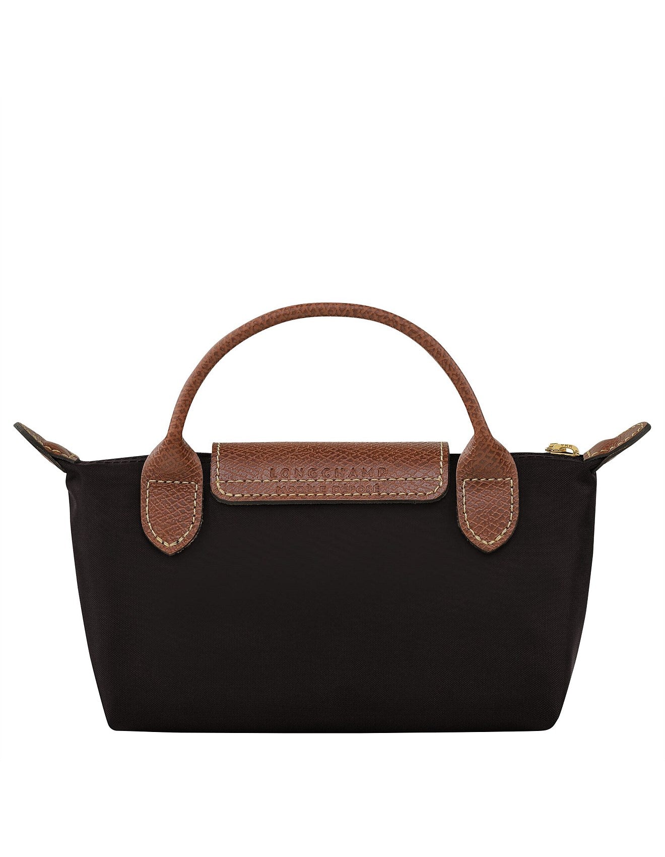 Le Pliage Original Pouch with handle Black - Recycled canvas