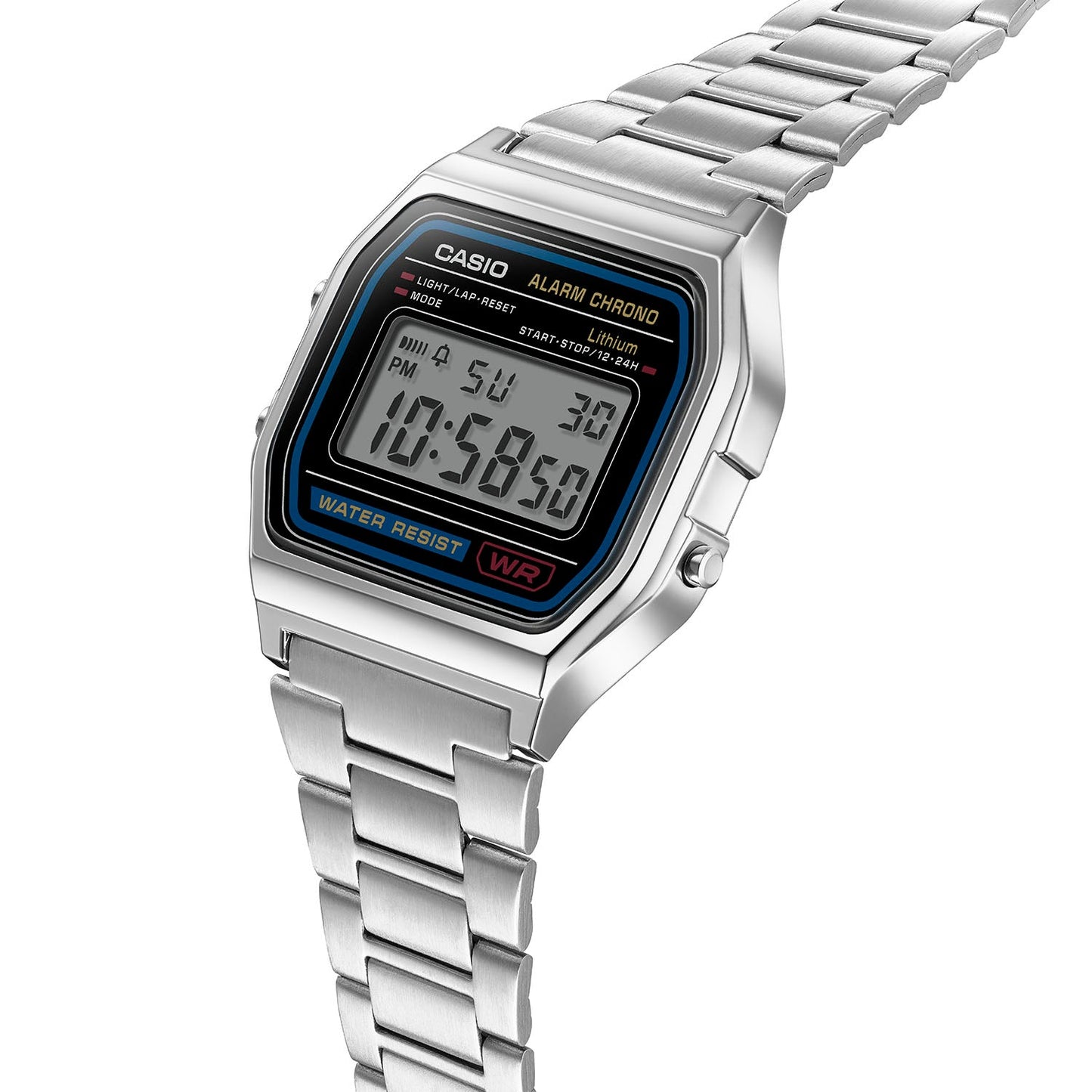 Casio Silver Digital A158WA-1 Watch