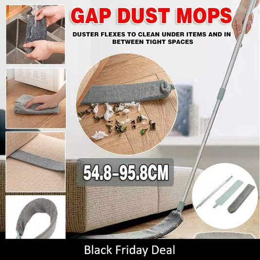 CLEARANCE- Retractable Gap Dust Cleaner Long Handle Flexible Gap Dust Mops For Sofa Bed