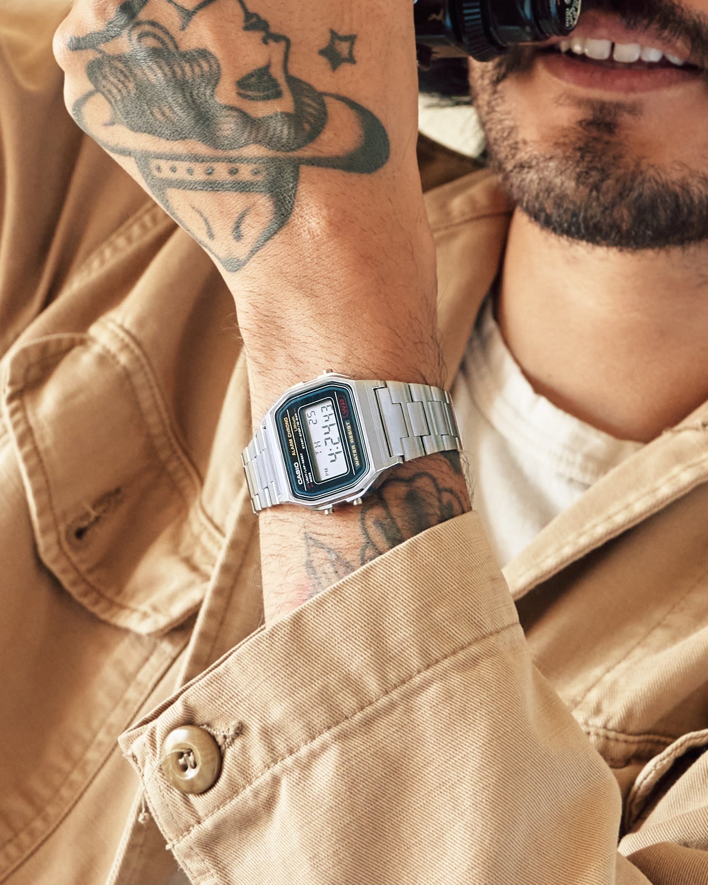 Casio Silver Digital A158WA-1 Watch