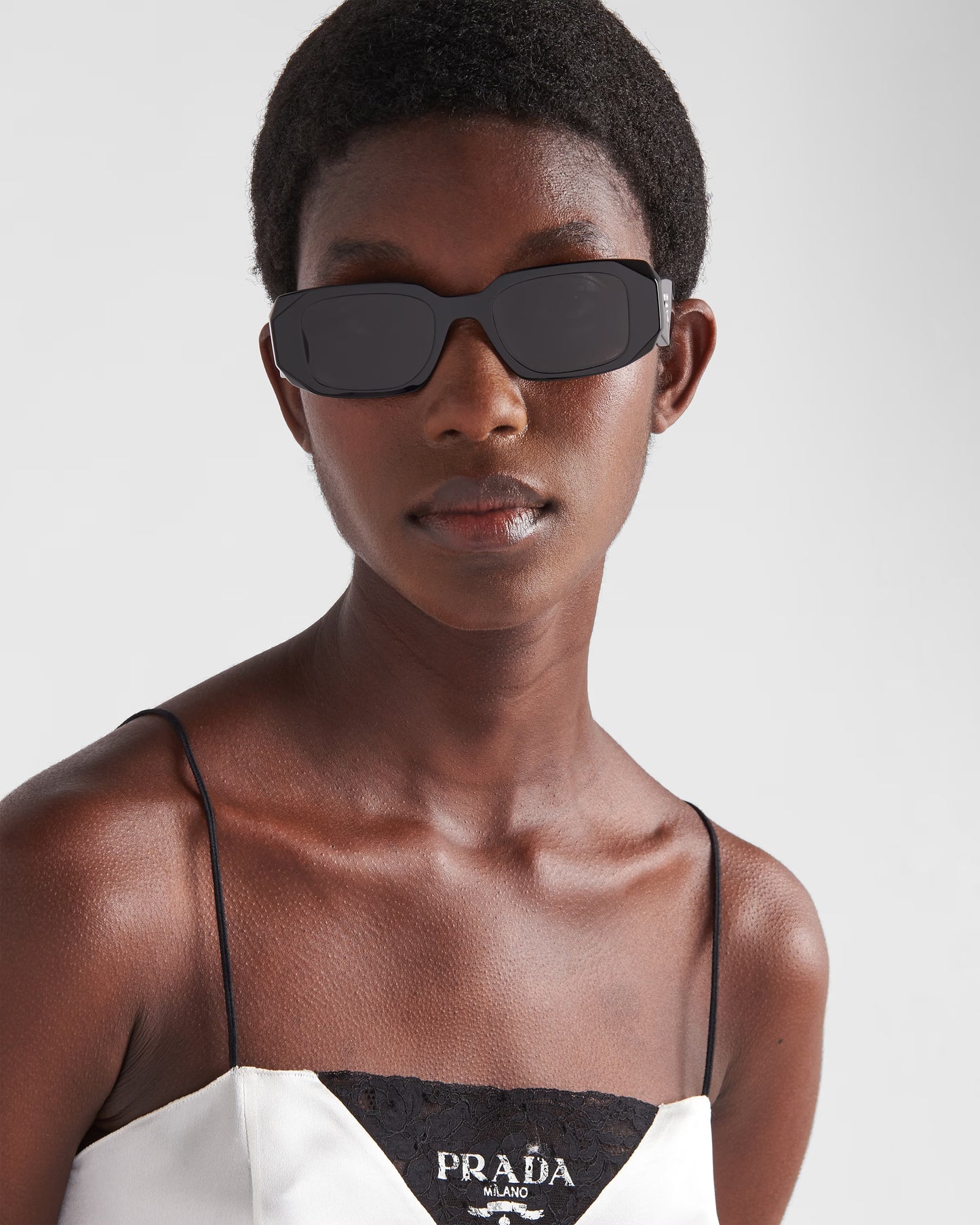 Prada Symbole sunglasses Eyewear Rectangular Frame Sunglasses