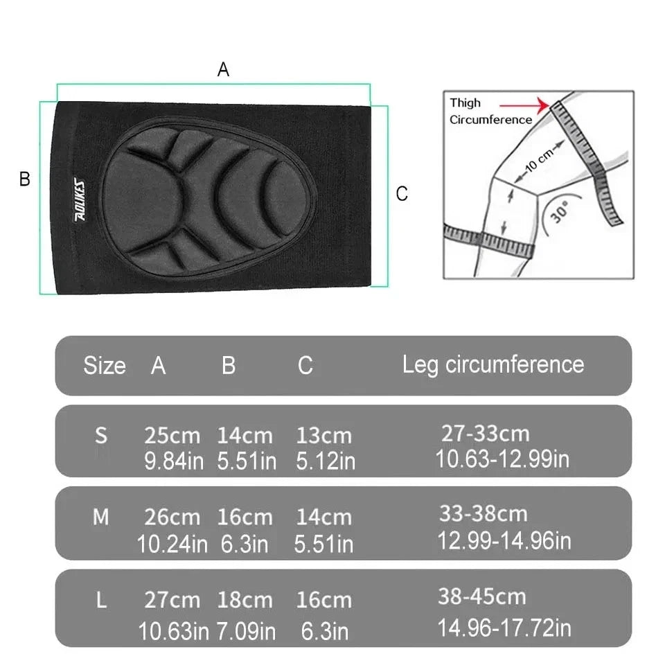 Knee Pads EVA Foam Compression Support Sports Volleyball Work Gym Pair