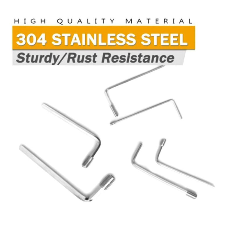 300pcs 304 Stainless Steel Assortment Kit Hexagon Socket Screw Grub Bolt Allen Head