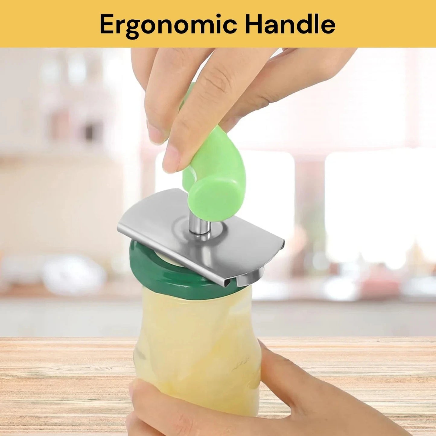Effortless Arthritis Jar Opener Easy & Adjustable Grip Jar Opener for Weak Hands