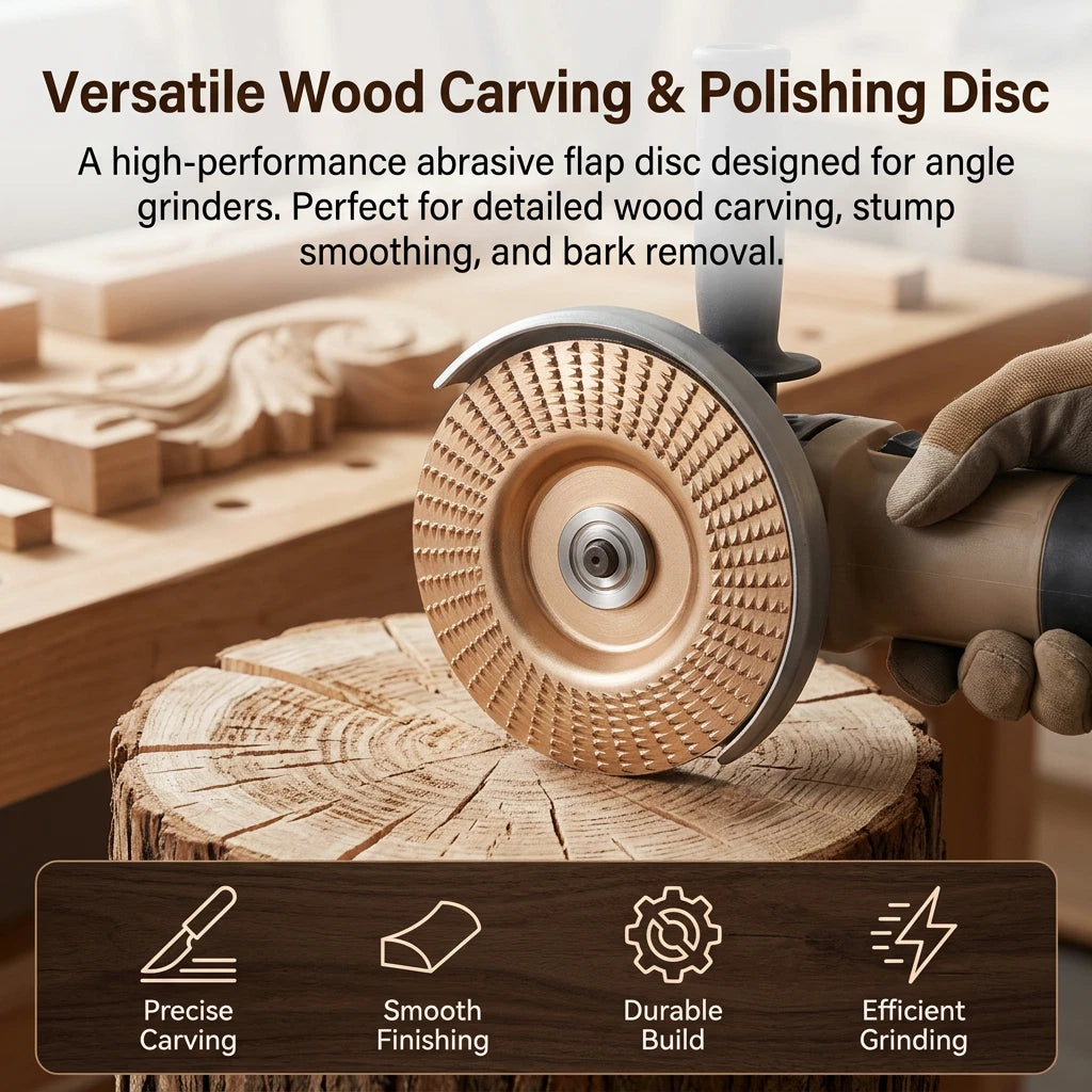 3pcs 100MM Woodworking Grinding Wheel for Angle Grinder Polishing Tool Knife