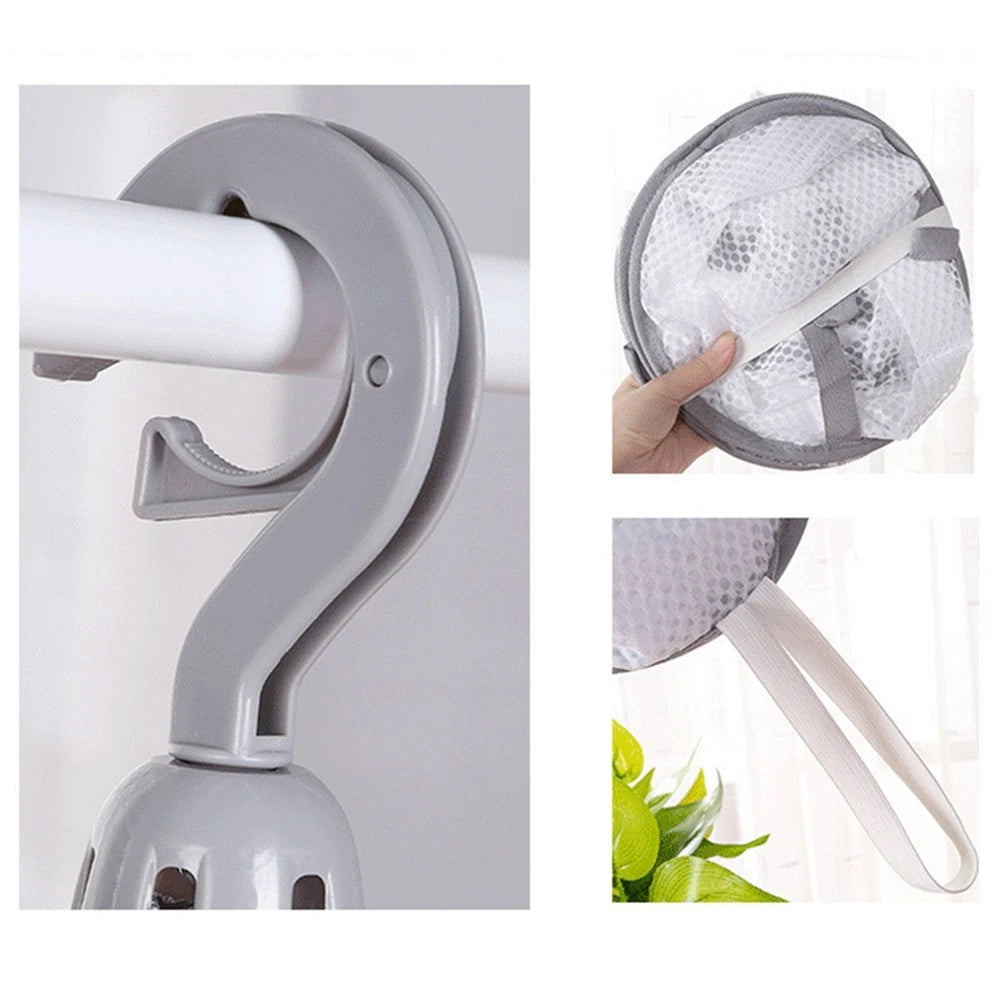 Double-Layer Drying Basket Compact Storage Faster Drying Organized Laundry