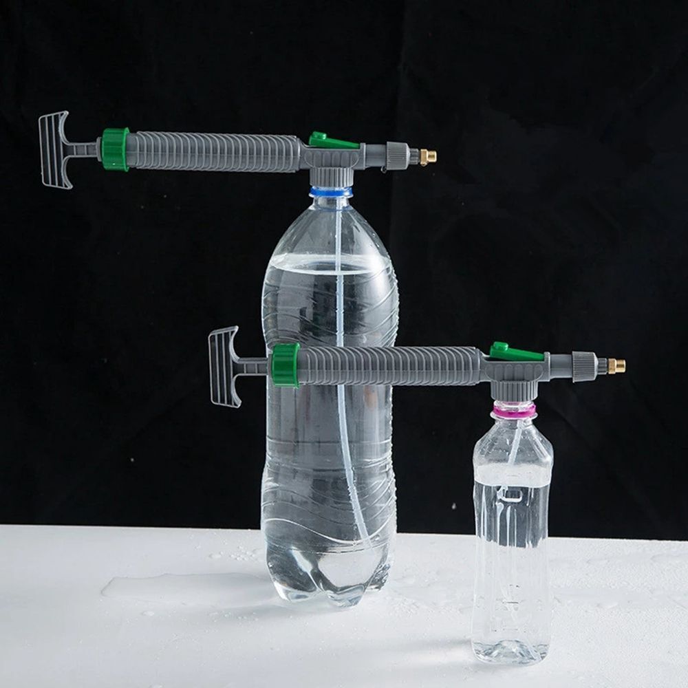 High Pressure Air Pump Sprayer Drink Bottle Spray Head Nozzle Manual Garden