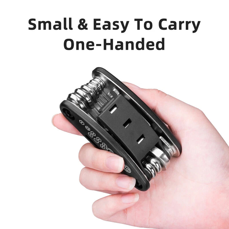 Bike Repair Tool Kit 16In1 MTB Portable Multi-tools Puncture Fix Patch