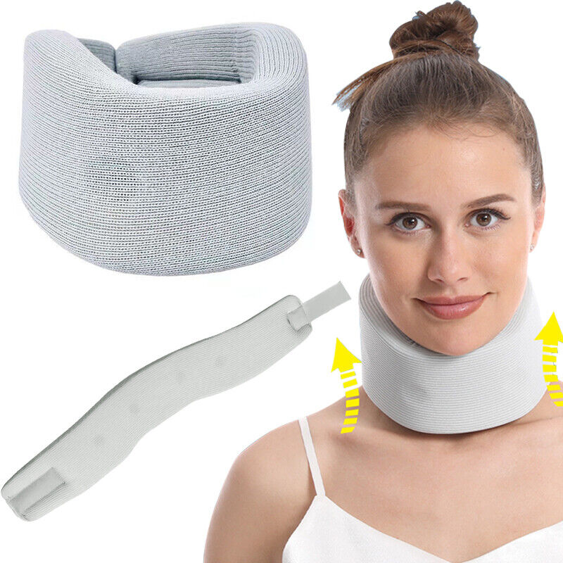 Soft Sponge Neck Support Pillowcase Cervical Collar Pain Traction Neck Guard