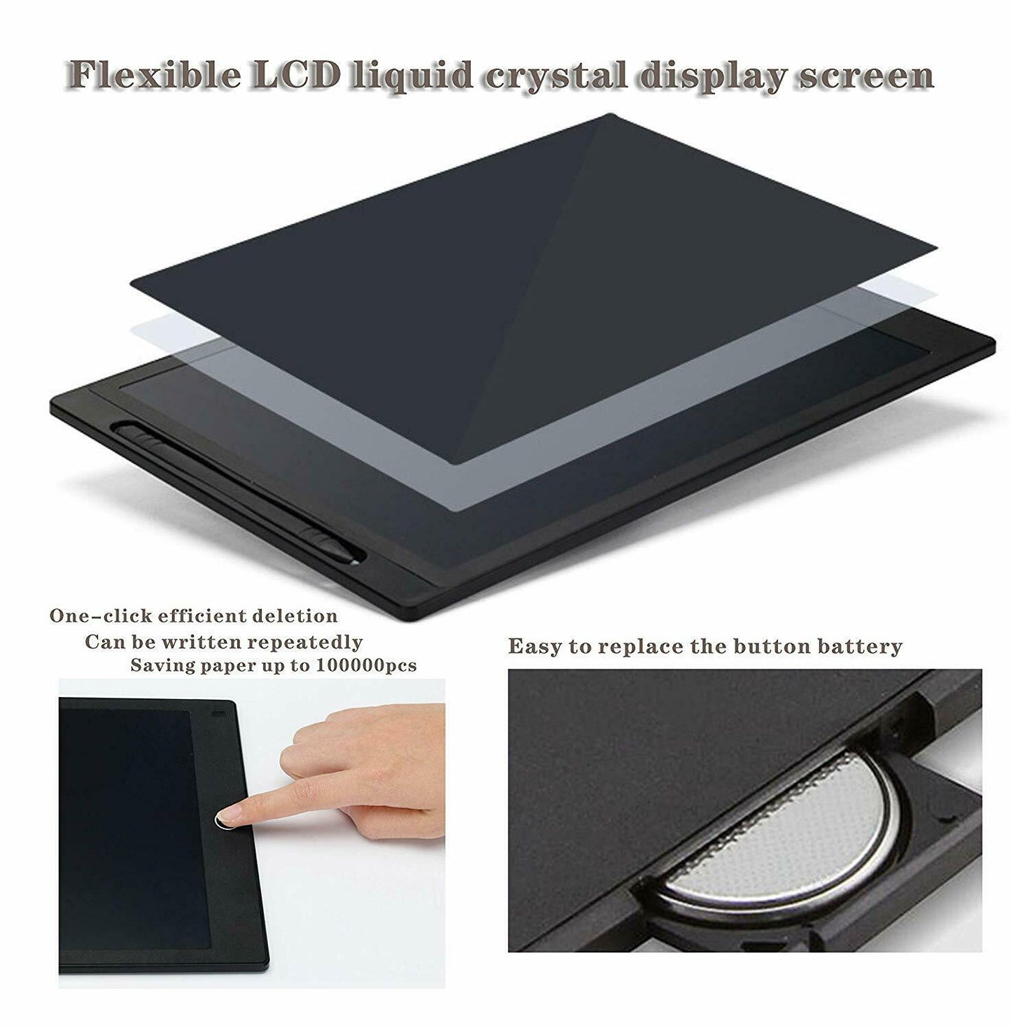 12" LCD Digital Drawing Pad Message Boards