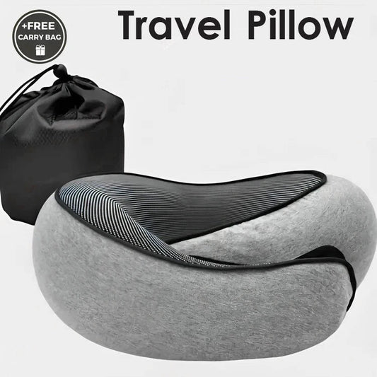 Memory Foam U Shaped Travel Pillow Neck Support Soft Head Rest Plane Car Cushion