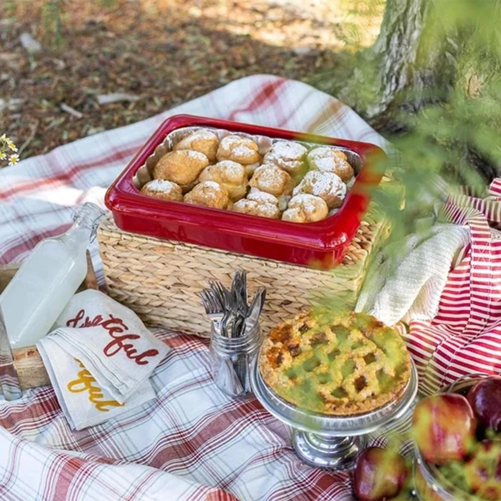 Plastic Foil Pan Carrier Stackable Portable Foil Pans Holder For Home Outdoor