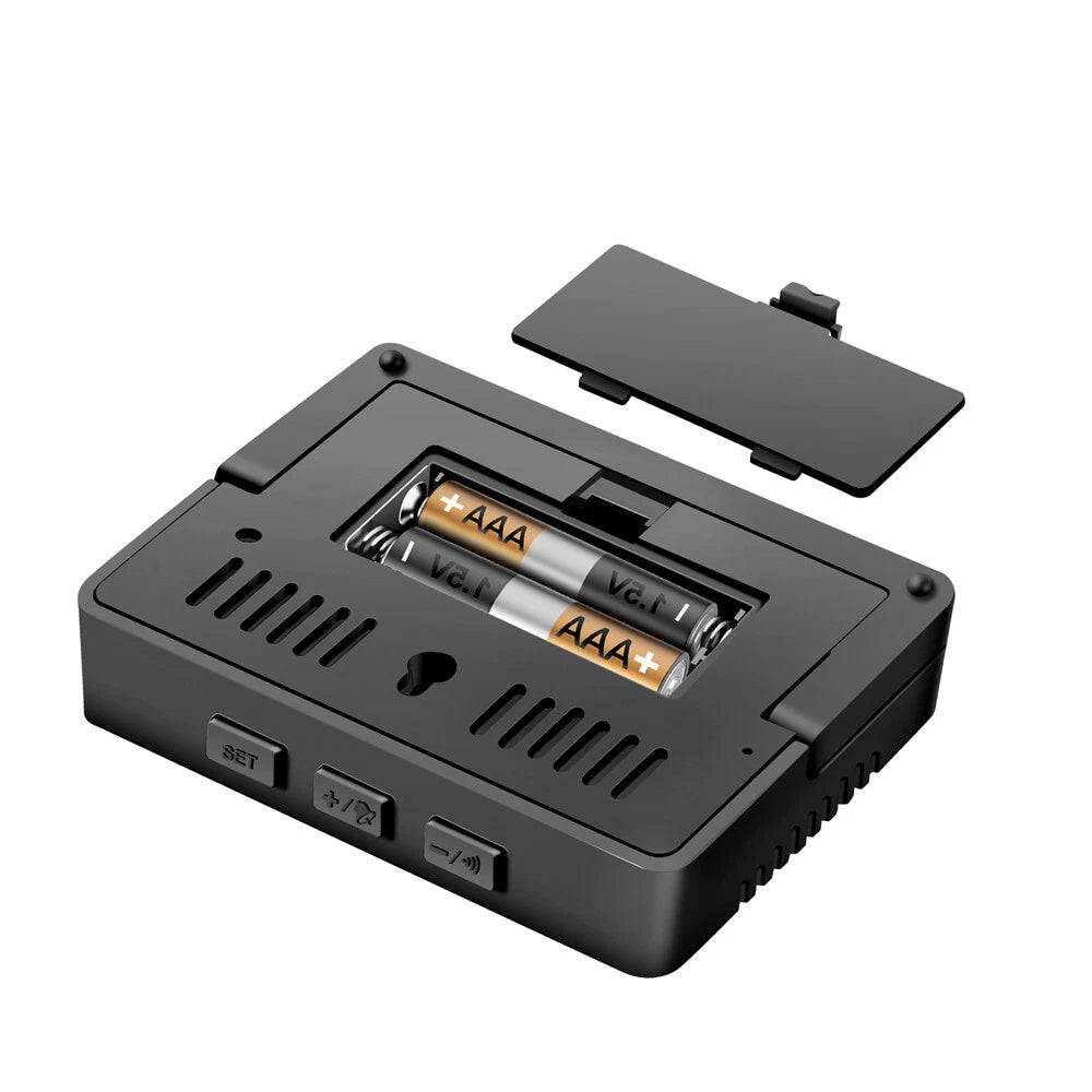 Thermometer Indoor Digital LCD Hygrometer Temperature Humidity Meter Alarm Clock