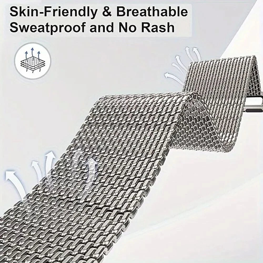 Milanese Titanium For Apple Watch Band iWatch Strap Ultra 46mm 42mm 49mm
