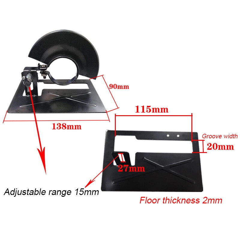 Angle Grinder Accessories Grinder Bracket Conversion Stand Cutting Machine Cover