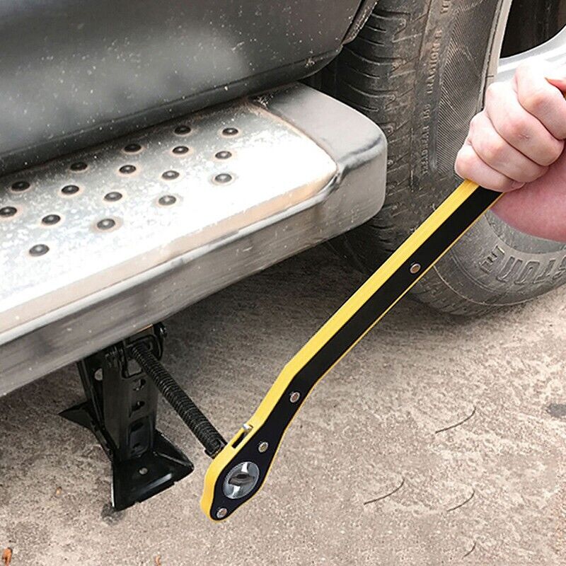 Car Labor-Saving Jack Ratchet Wrench Wheel Hand Crank Cross Wrench Repair Tool
