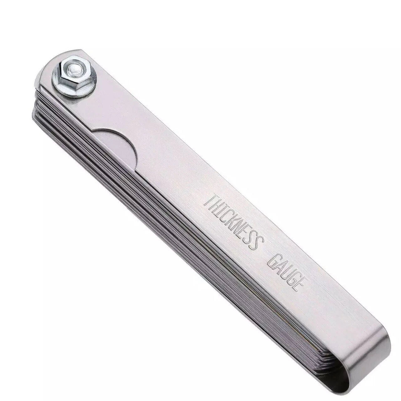 Filler Gap Feeler Gauge Metric Thickness 32 Blade MM/Inch Marked Dual Tool