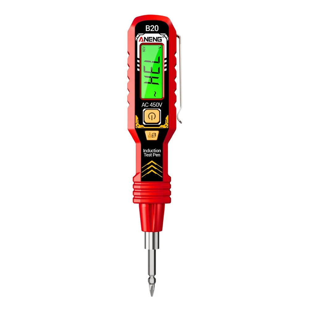 2026 New Voltage Electric Tester Volt Detector Test Pen AC Non-Contact Sensor (Black/ Red Random)