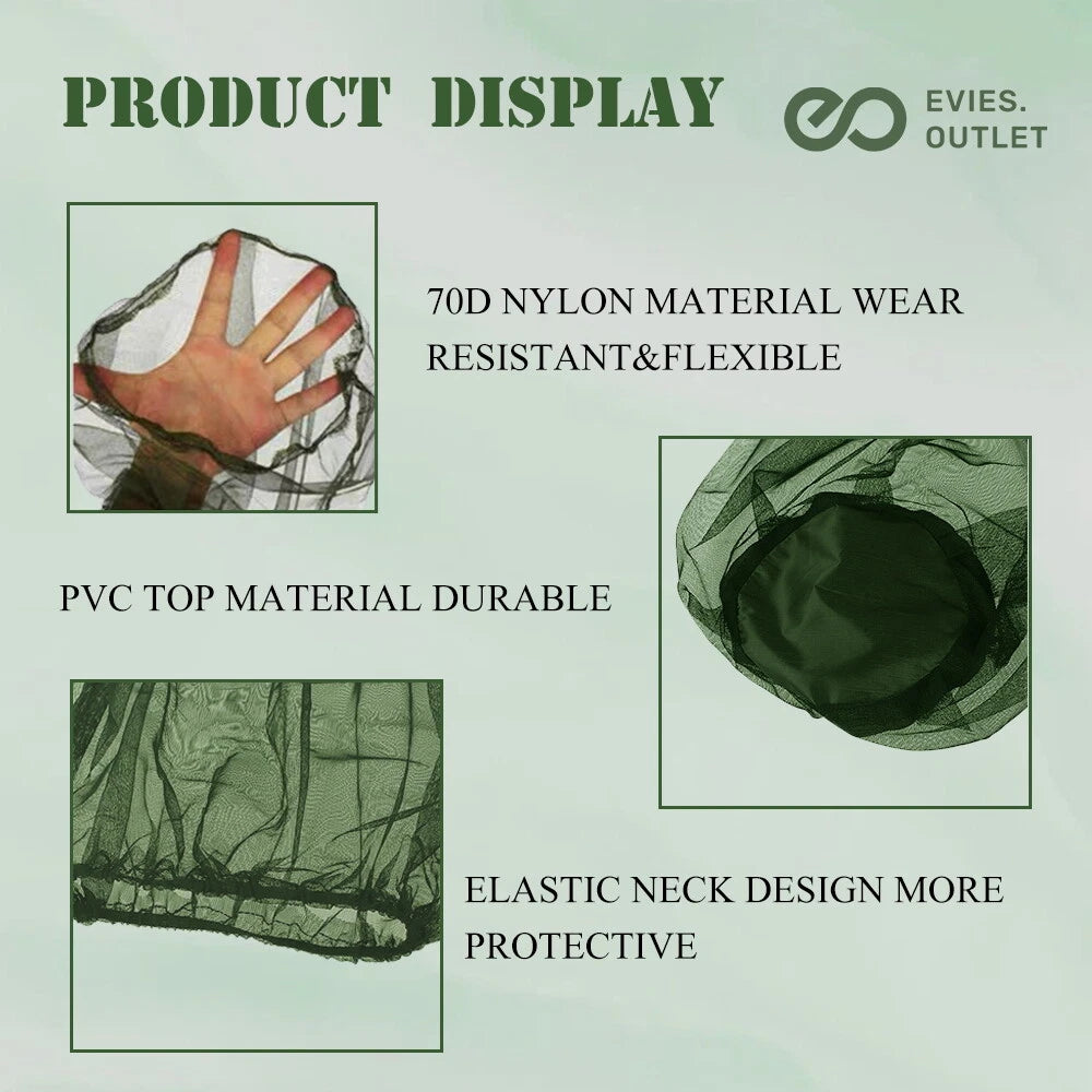 Mosquito Fly Head Net Net Bee Outdoor Fishing Insect Mesh Hat