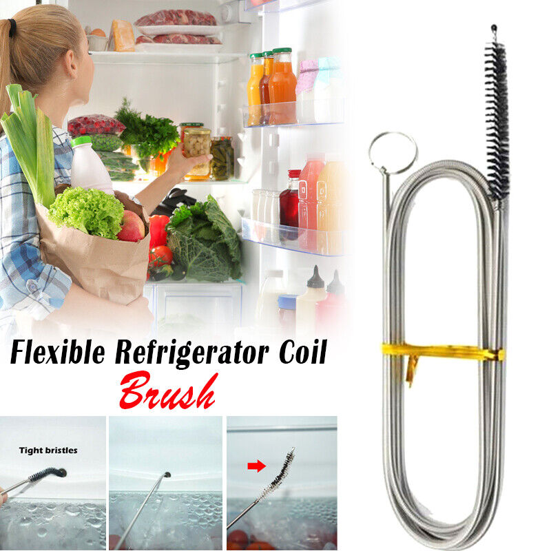 1M Extra Long Flexible Cleaning Brush Dryer Vent Refrigerator Coils Cleaner Tool