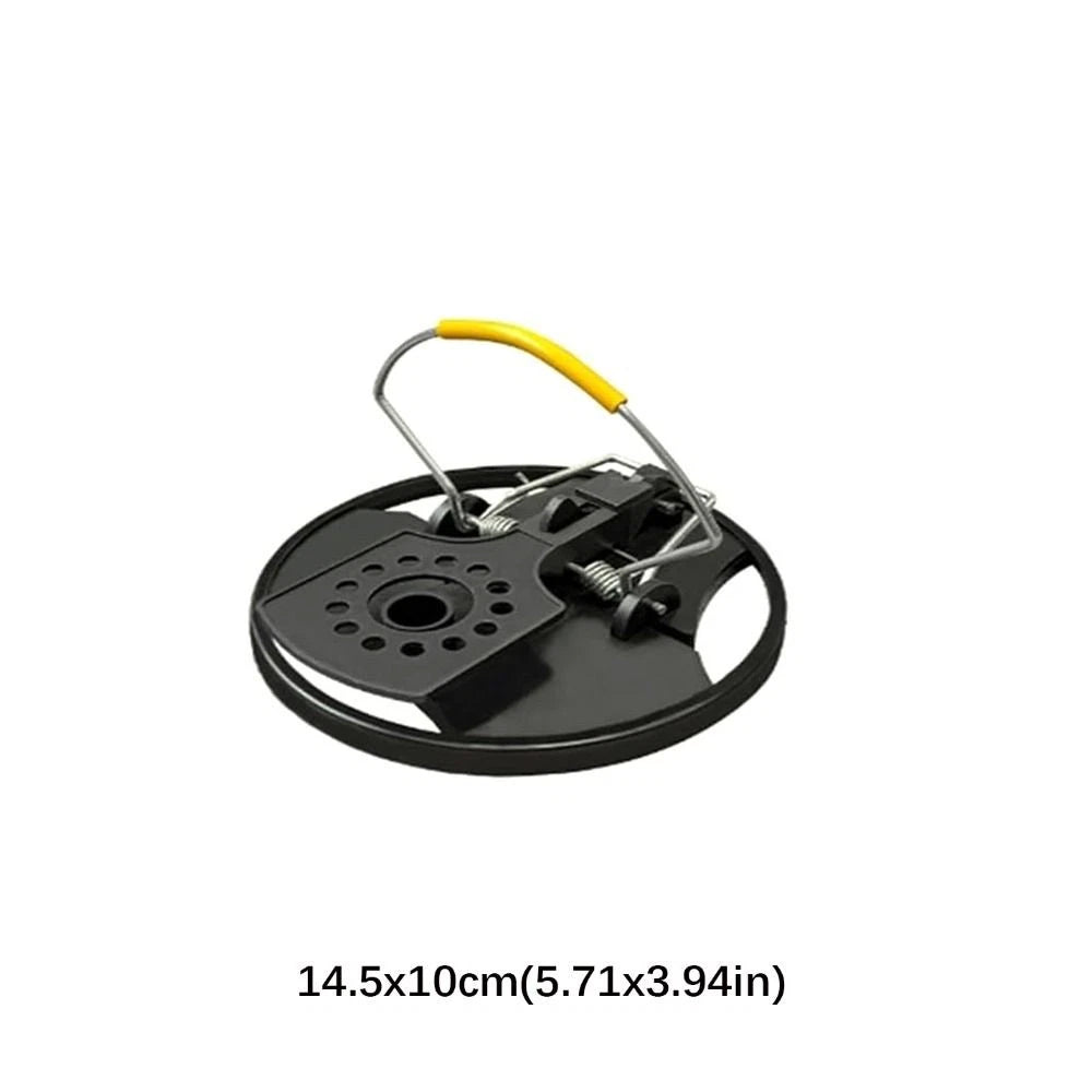 2PCS High-Efficiency Round Mouse Trap Black Mouse Catcher Home Garden