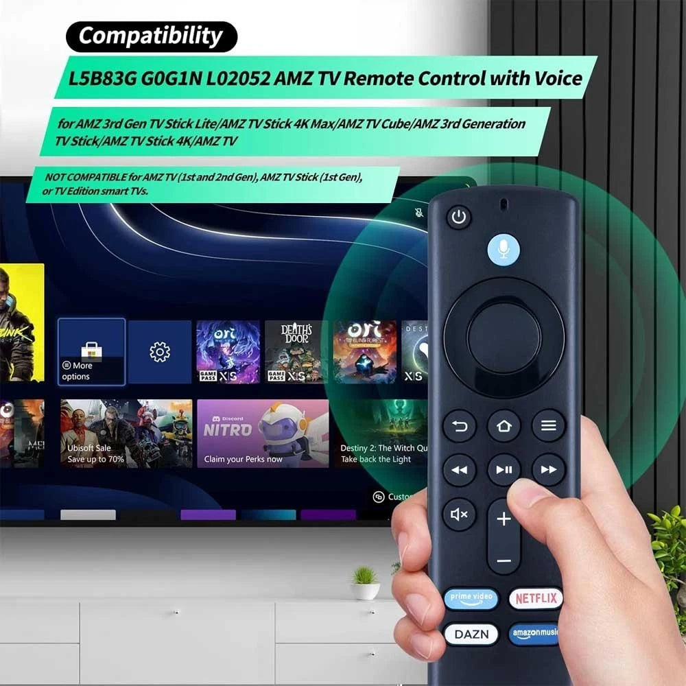 Voice Remote Control Replacement Amazon Fire TV